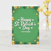 Frohe St. Patrick's Day Stiefmutter Karte (Gelbe Blume)