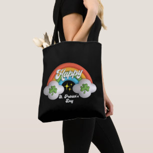 Frohe St. Patrick's Day Süßer Regenbogen Tasche