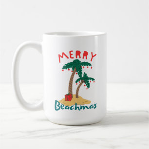 Frohe Strandweihnacht Weihnachten im Juli Kaffeetasse