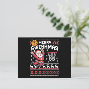 Frohe Swishmas Basketball hässliches Weihnachten X