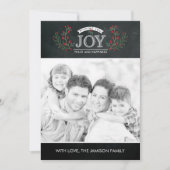 Frohe Tafel-Weihnachtskarte Feiertagskarte (Vorderseite)