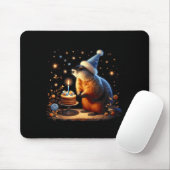 Frohe Tag des Murmeltieres Murmeltier mit Geburtst Mousepad (Mit Mouse)