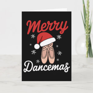 Frohe Tanzweihnachten Llet Tänzer Lehrer Weihnacht Karte
