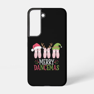 Frohe Tanzweihnachten Weihnachtsballett Schuhe Tan Samsung Galaxy Hülle