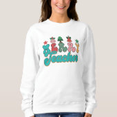Frohe Teacher Weihnachts-Sweatshirt Sweatshirt (Vorderseite)