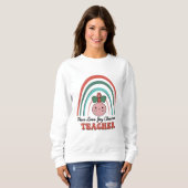 Frohe Teacher Weihnachts-Sweatshirt Sweatshirt (Vorne ganz)