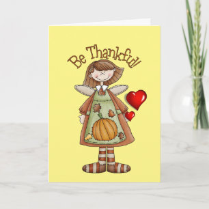 Frohe Thanksgiving-Grußkarte Feiertagskarte