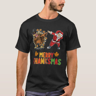 Frohe Thanksmas Danksagung Herbst Weihnachtszeit T-Shirt