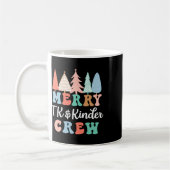 Frohe Tk und Kinder Crew Kindergarten Lehrer Chri Kaffeetasse (Links)