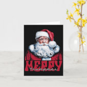 Frohe Trumpmas Santa Trump Weihnachten Pajamas Fun Karte (Gelbe Blume)