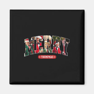 Frohe Trumpmas Santa Trump Weihnachten Pajamas Fun Magnet