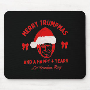 Frohe Trumpmas Santa Trump Weihnachten Pajamas Fun Mousepad