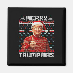 Frohe Trumpmas Santa Trump Weihnachten Pajamas Ugl Magnet