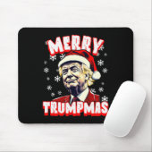 Frohe Trumpmas Weihnachten Trump Santa Trump Chris Mousepad (Mit Mouse)