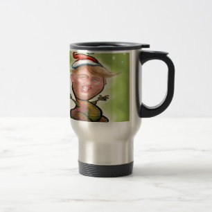 Frohe Trumpy Weihnachten Reisebecher