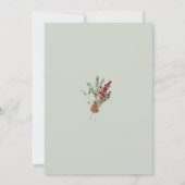 Frohe und bald Verheiratet Weihnachten Rettete die Save The Date (Rückseite)