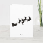 Frohe und gesegnete Weihnachten Aquarell Weihnacht (Rückseite)