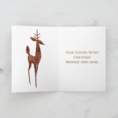 Frohe und gesegnete Weihnachten Aquarell Weihnacht (Innenseite)