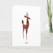 Frohe und gesegnete Weihnachten Aquarell Weihnacht (Rückseite)