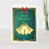 Frohe und gesegnete Weihnachtsgesellschaft Weihnac Feiertagskarte (Rückseite)