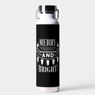 Frohe und helle Bulb Light Weihnachten Weihnachten Trinkflasche