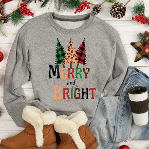 Frohe und helle Ferien Weihnachtsbaumen Sweat Sweatshirt