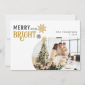 Frohe und helle Foto Weihnachten (Vorderseite)