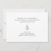 Frohe und helle Foto Weihnachten (Rückseite)