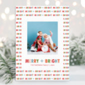 Frohe und helle Foto Weihnachten