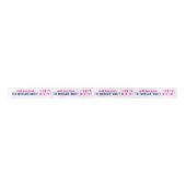 Frohe und helle frohe Weihnachts-Party Ribbon Satinband (Vorderseite)