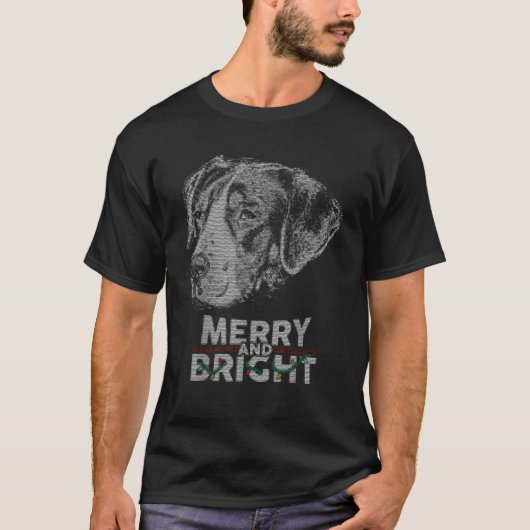 Frohe und helle Großschweizer Hund für M T-Shirt (Vorderseite)