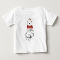 Frohe und helle Niedliche Baby Weihnachtsbär
