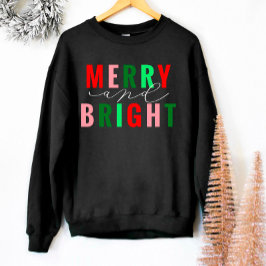 Frohe und helle Niedliche Weihnachten Sweatshirt