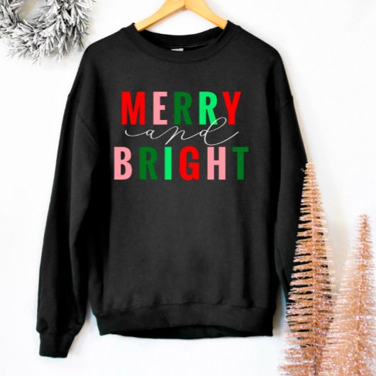 Frohe und helle Niedliche Weihnachten Sweatshirt