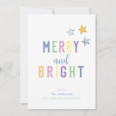 Frohe und helle Pastel Weihnachten (Vorderseite)