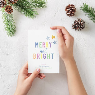 Frohe und helle Pastel Weihnachten