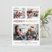 Frohe und helle Red Gold Weihnachten (Stehend Vorderseite)