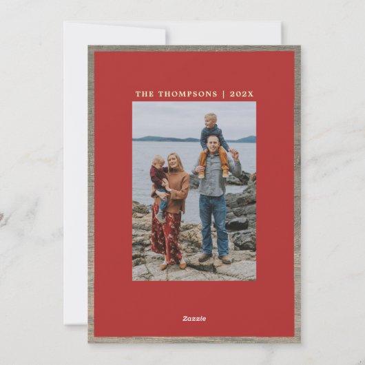 Frohe und helle Retro Weihnachten (Rückseite)