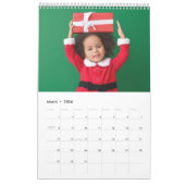 Frohe und helle Typografie Weihnachts-Foto Kalender (Mär 2026)