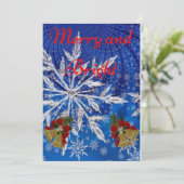 Frohe und helle Weihnachten (Stehend Vorderseite)