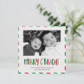 Frohe und helle Weihnachten (Stehend Vorderseite)