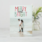 Frohe und helle Weihnachten (Stehend Vorderseite)