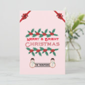 Frohe und helle Weihnachten 2023 (Stehend Vorderseite)