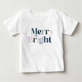 Frohe und helle Weihnachten Baby T-shirt