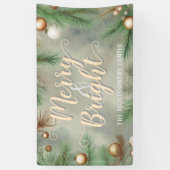 Frohe und helle Weihnachten Banner (Vertikal)