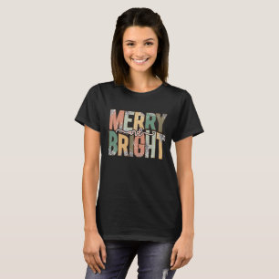 Frohe und helle Weihnachten Feiertag T-Shirt