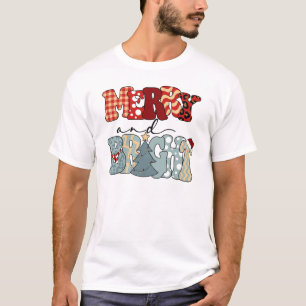 Frohe und helle Weihnachten-frohe Weihnachten-Funn T-Shirt
