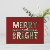 Frohe und helle Weihnachten Funny Snowflake Urlaub (Stehend Vorderseite)