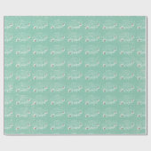 Frohe und helle Weihnachten Geschenkpapier (Flach)