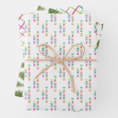 Frohe und helle Weihnachten Geschenkpapier Set (Beispiel)